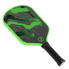 One-piece hot press racket Venus rimmed green