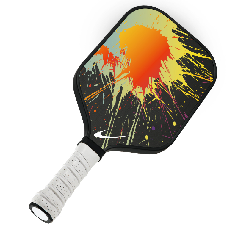 Cold-pressed racket Carbon fiber Fine scrub locality UV printing