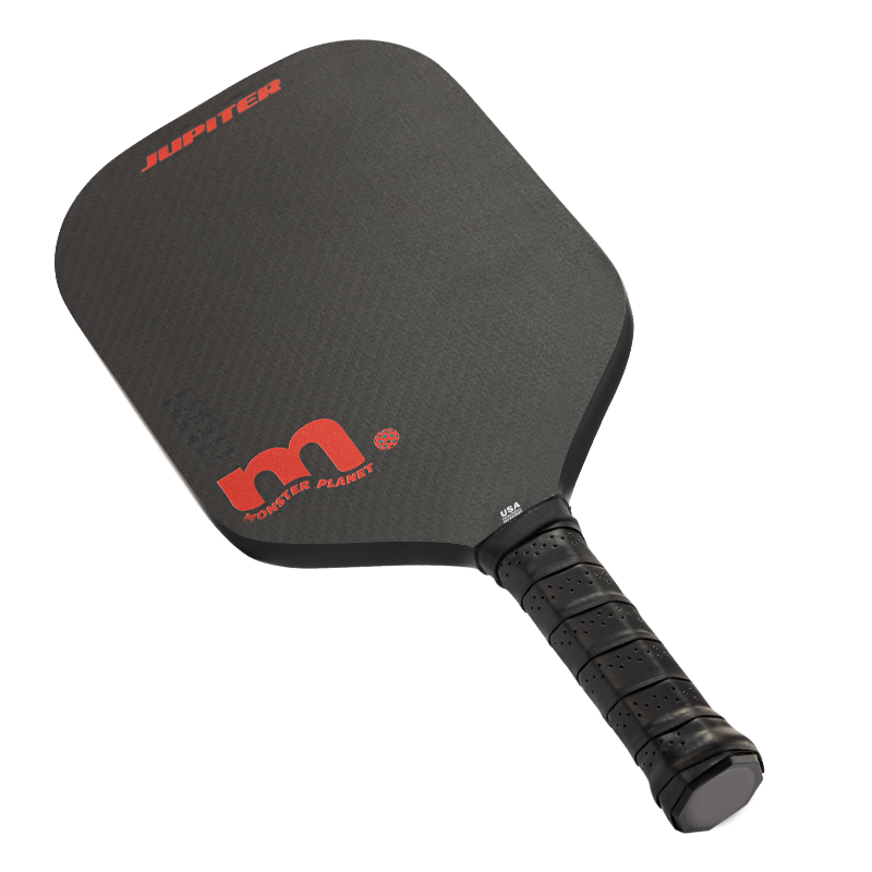 One-piece hot press racket Jupiter rimless