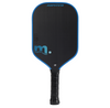 One-piece hot press racket Jupiter rimmed blue