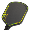One-piece hot press racket Venus rimmed black