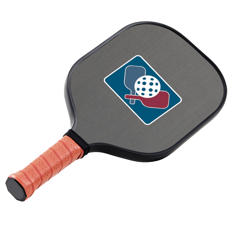 One-piece hot press racket rimmed